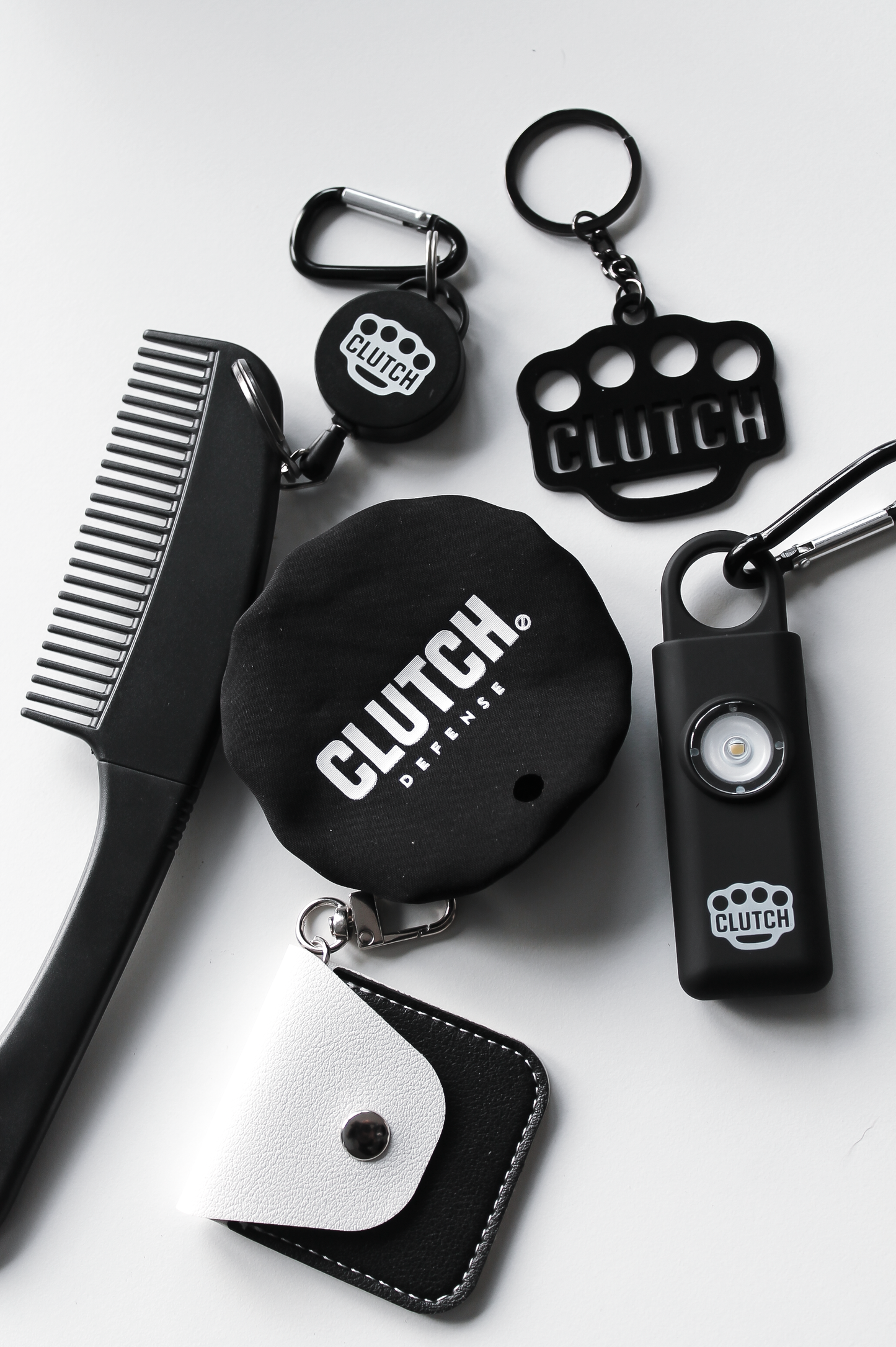 THE BADDIE BUNDLE CLUTCH DEFENSE© ULTIMATE SELF DEFENSE KEYCHAIN BUNDLE