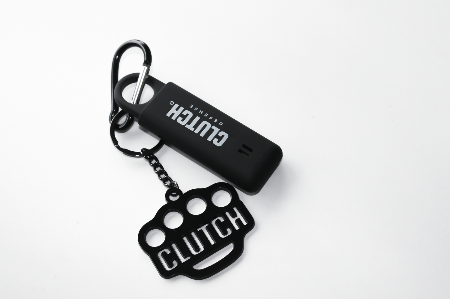 THE SNITCH CLUTCH DEFENSE© KEYCHAIN PERSONAL SAFETY ALARM. AUTOMATIC 911 CALL & EMERGENCY CONTACT GPS LOCATION.